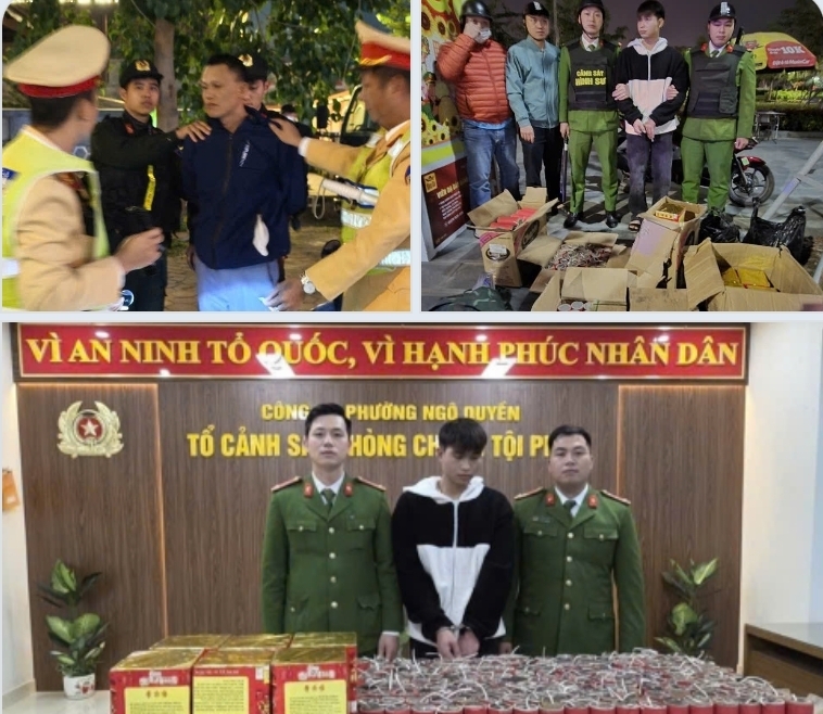 Lực lượng HP22- Công an thành phố: Bắt giữ đối tượng tàng trữ trái phép chất ma túy, pháo